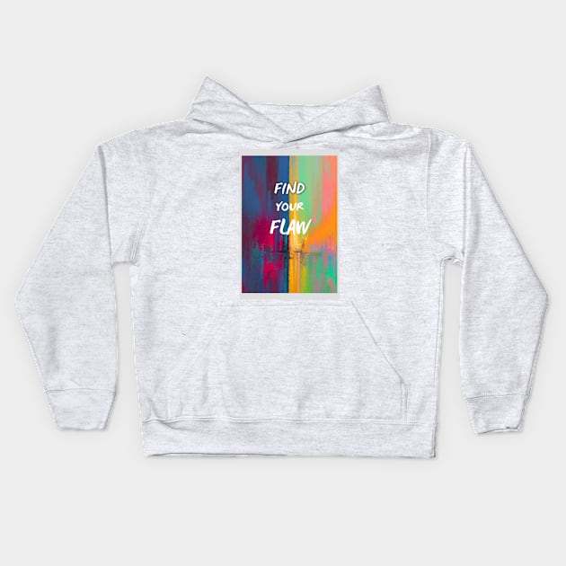 Inspire art to reality through quotes Kids Hoodie by Kiamah Designs
